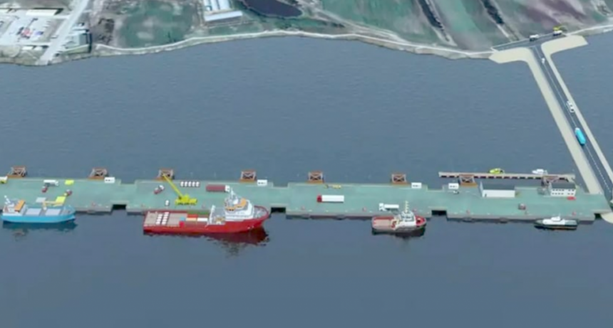 Intiman a empresa británica por pretender llevar adelante la construcción de un nuevo puerto en las islas Malvinas