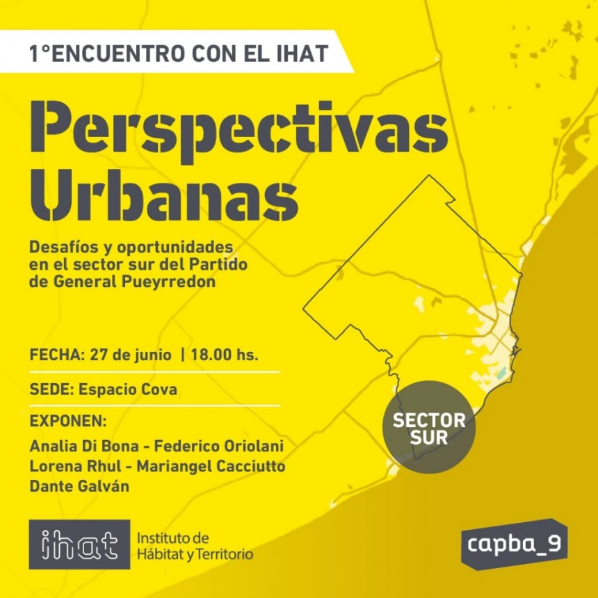 Primer Encuentro con el Instituto de Hábitat y Territorio Perspectivas Urbanas. Abierto a la comunidad 