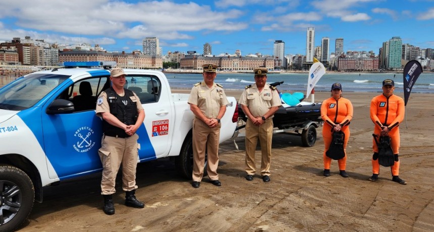 Mar del Plata: Prefectura realizó la apertura de un nuevo puesto de control náutico para el verano